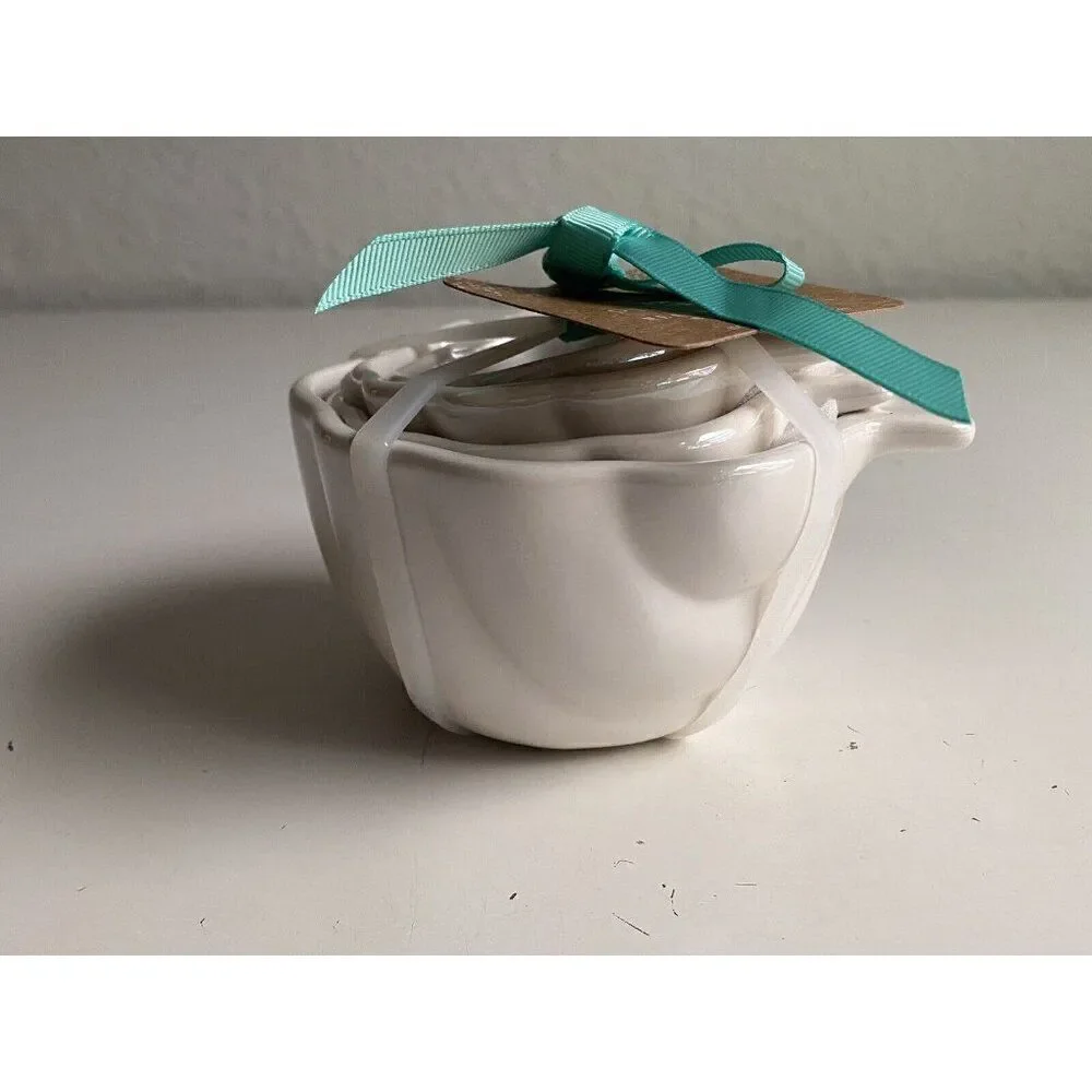 Rae Dunn Disney Princess Little Mermaid Shell‎ Shaped Measuring Cups 4 Designs